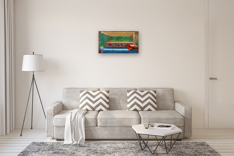 Horizontality by Mitchell Freifeld |  In Room View of Artwork 