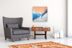 Original art for sale at UGallery.com | On Berthoud Pass No. 8 by Phyllis Anderson | $700 | acrylic painting | 24' h x 24' w | thumbnail 5