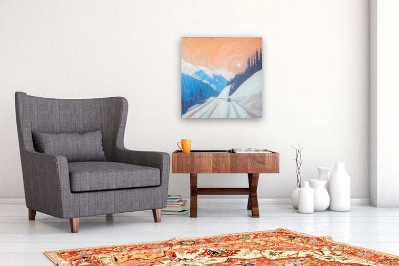 On Berthoud Pass No. 8 by Phyllis Anderson |  In Room View of Artwork 