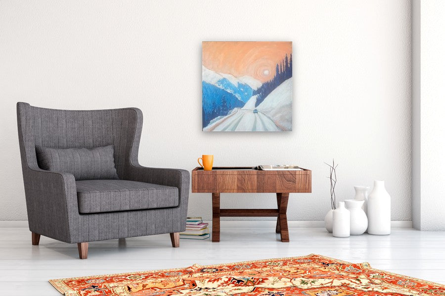 On Berthoud Pass No. 8 by Phyllis Anderson |  In Room View of Artwork 