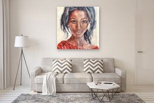 For Her Eyes Only by Nava Lundy |  In Room View of Artwork 