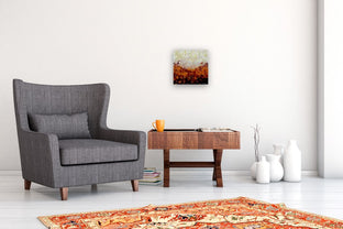 Dancing Marigolds by Lisa Carney |  In Room View of Artwork 