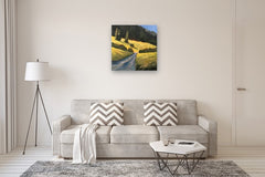 Original art for sale at UGallery.com | Oregon Trail by Nancy Merkle | $1,400 | acrylic painting | 30' h x 30' w | thumbnail 5