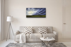 Original art for sale at UGallery.com | Aerial Dramatics XVII by Mandy Main | $1,525 | oil painting | 24' h x 48' w | thumbnail 5