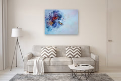 Original art for sale at UGallery.com | Aerials - Cell by Wes Sumrall | $3,675 | mixed media artwork | 36' h x 48' w | thumbnail 5