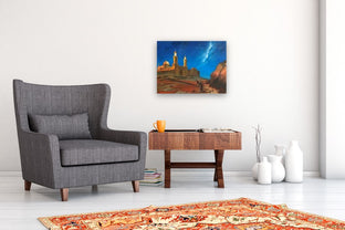 City of Brass - Commission by Jesse Aldana |  In Room View of Artwork 
