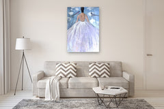 Original art for sale at UGallery.com | Head in the Clouds by Mary Pratt | $3,900 | oil painting | 48' h x 36' w | thumbnail 5