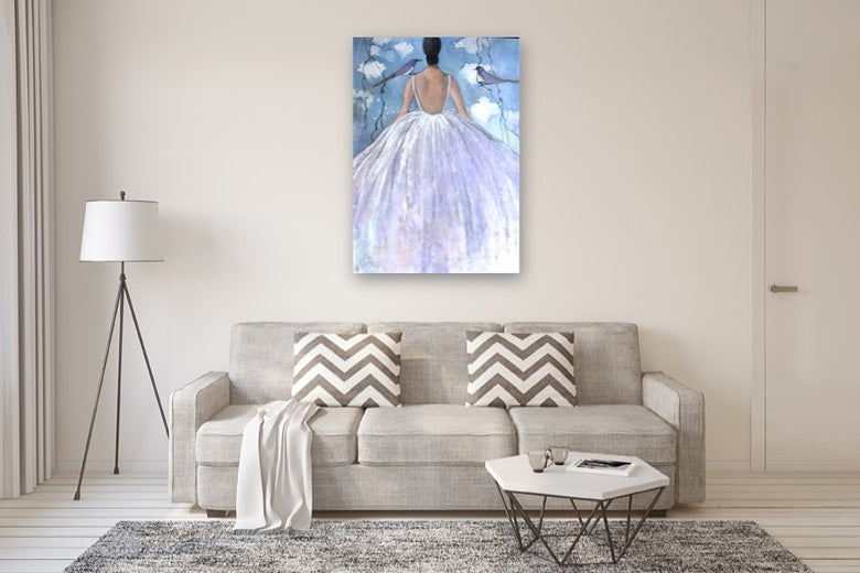 Head in the Clouds by Mary Pratt |  In Room View of Artwork 