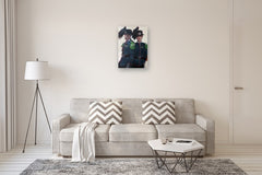 Original art for sale at UGallery.com | Norwegian Guard by Nicholas Robertson | $1,450 | acrylic painting | 27.5' h x 19.7' w | thumbnail 5