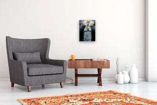 An Angel in Blue and Gold by Scott Dykema |  In Room View of Artwork 
