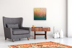 Original art for sale at UGallery.com | Spring Garden by Janet Hamilton | $950 | oil painting | 20' h x 20' w | thumbnail 5