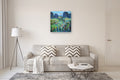 Original art for sale at UGallery.com | Green Pasture by Kip Decker | $1,200 | acrylic painting | 30' h x 30' w | thumbnail 5