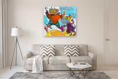 Original art for sale at UGallery.com | Do You See It Barkley? by Allen Wittert | $3,700 | acrylic painting | 43.5' h x 47.5' w | thumbnail 5