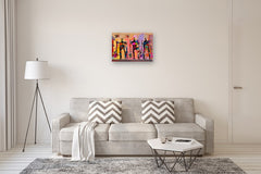 Original art for sale at UGallery.com | Shopping Melrose by Allen Wittert | $2,450 | acrylic painting | 20' h x 27.5' w | thumbnail 5