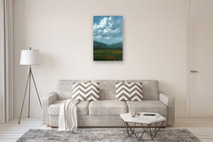 Original art for sale at UGallery.com | Windswept by Kat Bergman | $2,500 | acrylic painting | 37' h x 25' w | thumbnail 5