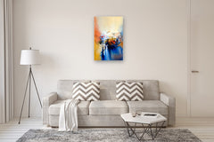 Original art for sale at UGallery.com | Archaic Records by Yamilet Sempe | $2,800 | mixed media artwork | 36' h x 24' w | thumbnail 5