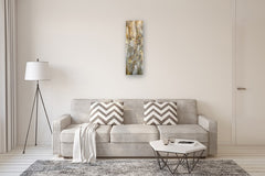 Original art for sale at UGallery.com | Fields of Gold by DL Watson | $1,350 | acrylic painting | 36' h x 12' w | thumbnail 5