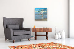 Original art for sale at UGallery.com | She’s Like the Wind by Aruna Rao | $2,000 | oil painting | 20' h x 20' w | thumbnail 5