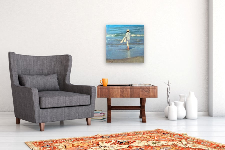 She’s Like the Wind by Aruna Rao |  In Room View of Artwork 