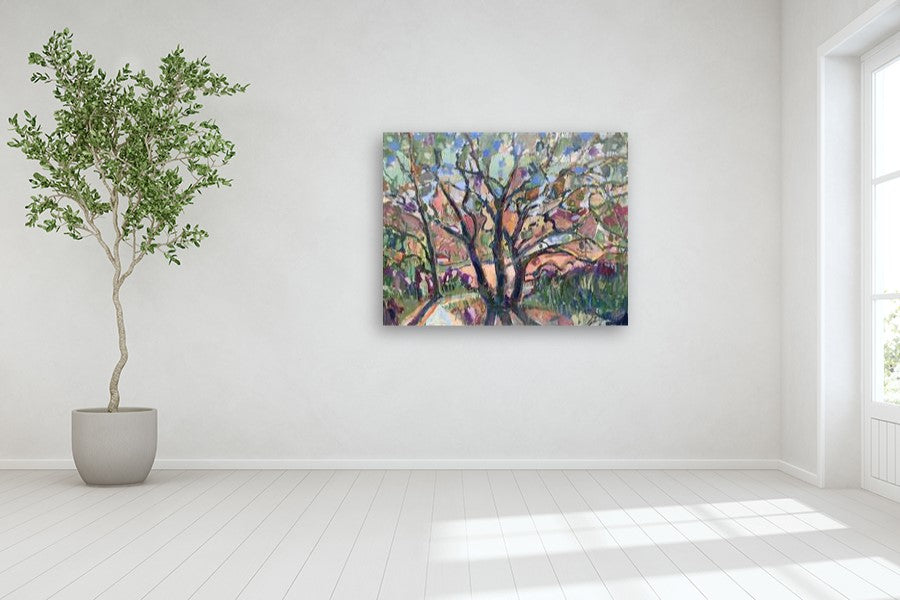 Saratoga Live Oaks by James Hartman |  In Room View of Artwork 