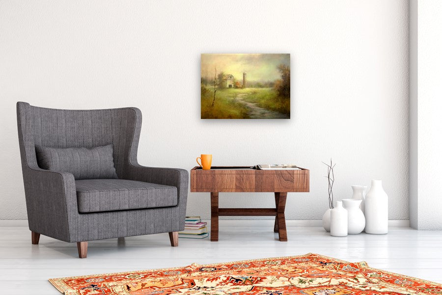 Looking Back by Gail Greene |  In Room View of Artwork 