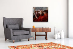 Original art for sale at UGallery.com | Weightless by Mara Light | $4,350 | oil painting | 24' h x 24' w | thumbnail 5