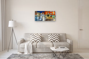 Skidmore Fountain by Mitchell Freifeld |  In Room View of Artwork 