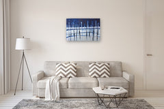 Original art for sale at UGallery.com | I Got the Blues I by Pat Forbes | $600 | acrylic painting | 24' h x 36' w | thumbnail 5