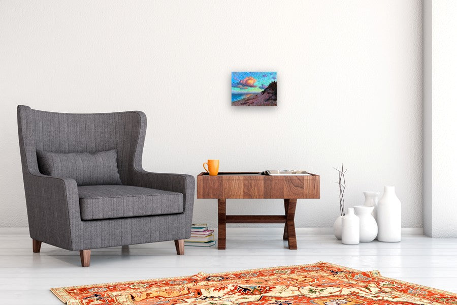 Dune Shadow, Last Glow by Jakki Kouffman |  In Room View of Artwork 