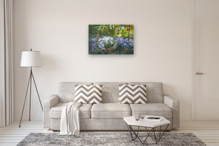 Into the Woods with Asters by Suzanne Massion |  In Room View of Artwork 