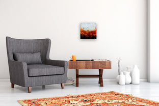 Fuzzy Saffron by Lisa Carney |  In Room View of Artwork 