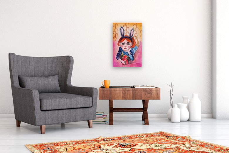 Whisper of Childhood by Evgenia Smirnova |  In Room View of Artwork 