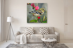 Original art for sale at UGallery.com | Song of the Valley by Maria Karla Watson | $4,000 | acrylic painting | 48' h x 48' w | thumbnail 5