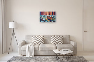 Burning Bridge by Jessica JH Roller |  In Room View of Artwork 