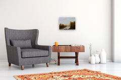 Original art for sale at UGallery.com | Walk to the River by Carolyn Steward | $550 | oil painting | 12' h x 16' w | thumbnail 5