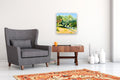 Original art for sale at UGallery.com | Trail North by JoAnn Golenia | $750 | acrylic painting | 20' h x 20' w | thumbnail 5