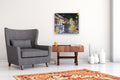 Original art for sale at UGallery.com | Rainy Evening in San Francisco by Lisa Elley | $875 | oil painting | 20' h x 24' w | thumbnail 5