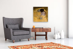 Original art for sale at UGallery.com | The Kiss by Mandy Main | $950 | mixed media artwork | 24' h x 24' w | thumbnail 5