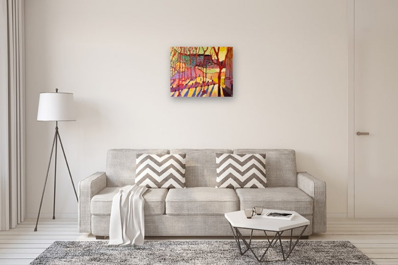 Sunshine Came Softly by Robert Hofherr |  In Room View of Artwork 