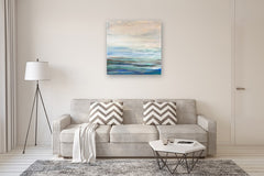 Original art for sale at UGallery.com | Thoughts Fade Away by Alicia Dunn | $2,000 | acrylic painting | 36' h x 36' w | thumbnail 5