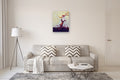 Original art for sale at UGallery.com | Lady with Cats by Diana Elena Chelaru | $1,775 | acrylic painting | 30' h x 24' w | thumbnail 5
