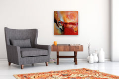 Original art for sale at UGallery.com | Passage of the Fifth Sun by Yamilet Sempe | $1,100 | acrylic painting | 24' h x 24' w | thumbnail 5