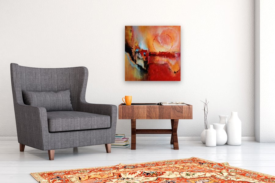 Passage of the Fifth Sun by Yamilet Sempe |  In Room View of Artwork 