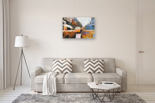 The Morning Commute by Keith Thomson |  In Room View of Artwork 