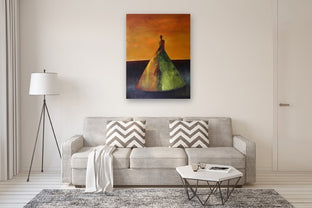 Who Are These Angels XCIXVIII by Naoko Paluszak |  In Room View of Artwork 