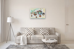 Original art for sale at UGallery.com | Where Light Begins by Cynthia Ligeros | $1,475 | mixed media artwork | 24' h x 36' w | thumbnail 5