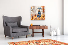 Original art for sale at UGallery.com | Time for Change by Nava Lundy | $1,250 | acrylic painting | 24' h x 24' w | thumbnail 5