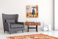 Original art for sale at UGallery.com | Time for Change by Nava Lundy | $1,250 | acrylic painting | 24' h x 24' w | thumbnail 5