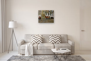 Piazza Del Mercato Nuovo, Florence by Onelio Marrero |  In Room View of Artwork 
