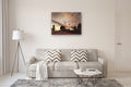 Original art for sale at UGallery.com | The Beverly Hilton by Jesse Aldana | $1,200 | oil painting | 30' h x 40' w | thumbnail 5